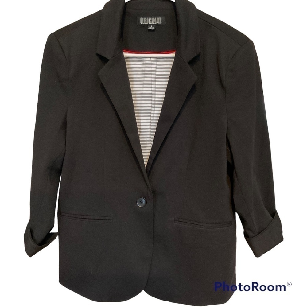 NICOLE MILLER ORIGINALS LINED BLAZER SIZE L